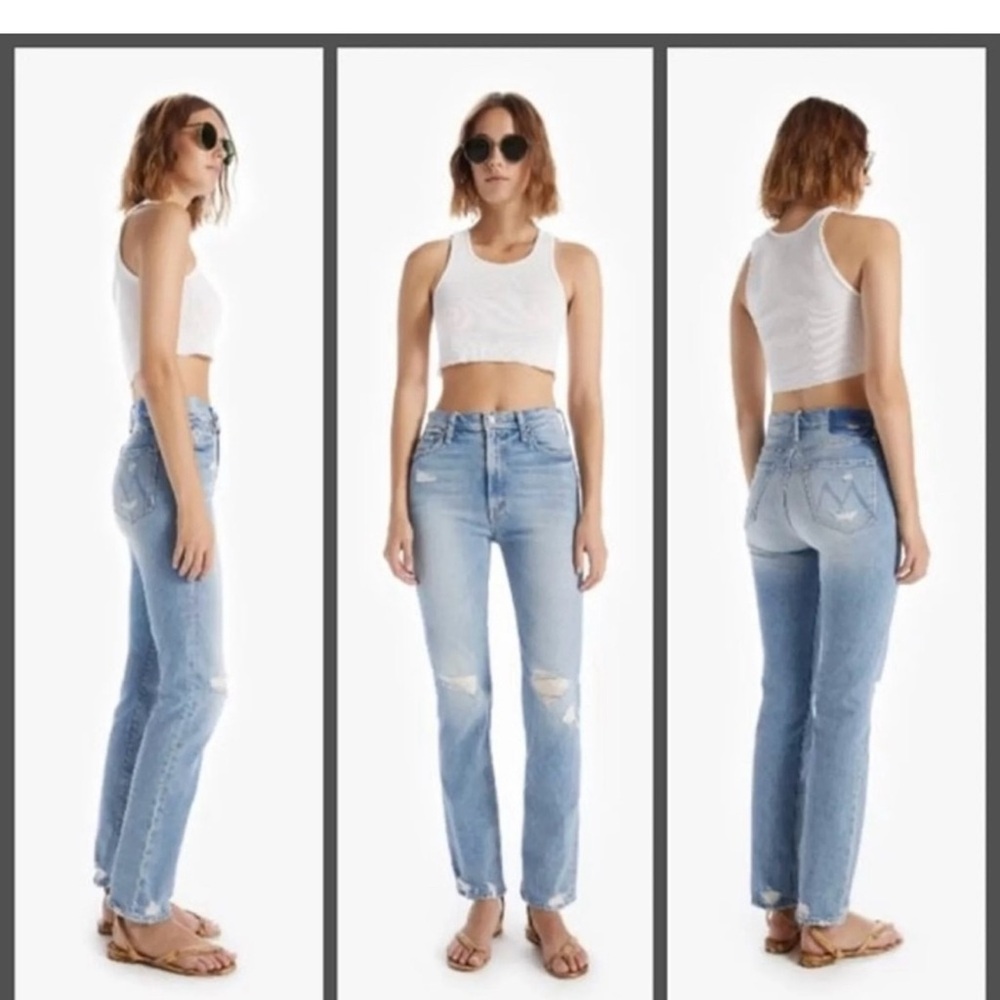 Mother Denim High Waisted Rider Skimp